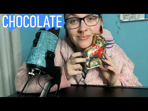 ASMR Eating A Chocolate Reindeer (EATING SOUNDS) 🦌
