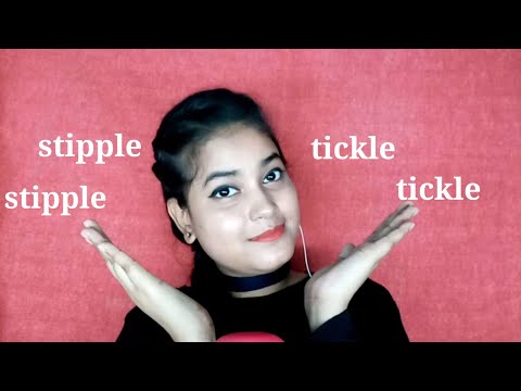 ASMR Repeating *stipple stipple tickle tickle* With Tingly Mouth Sounds