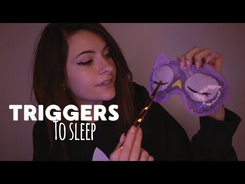 ASMR FRANCAIS ⚪️ Triggers pour dormir 😌 avec chuchotements