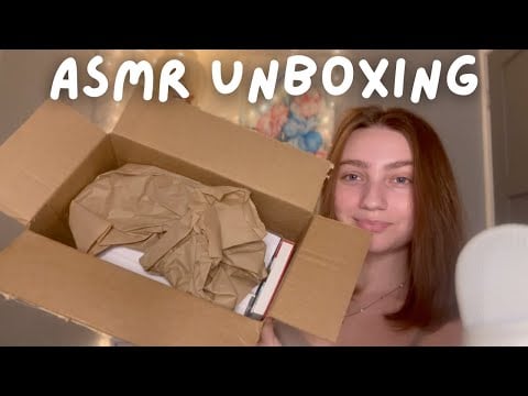 ASMR Unboxing 📦 soft tapping that will get you napping ᶻ 𝗓 𐰁