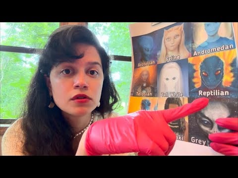 ASMR~ 1960s Nurse General Exam + Testing What Alien Type You Are