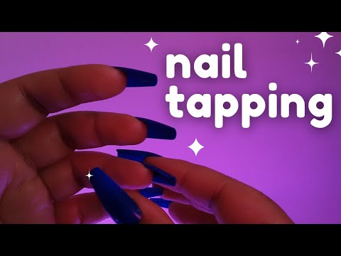 ASMR Lo-Fi Quick Long Nails Tapping - No Talking