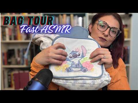 Bag Tour | Fast Fabric & Zipper Sounds ASMR