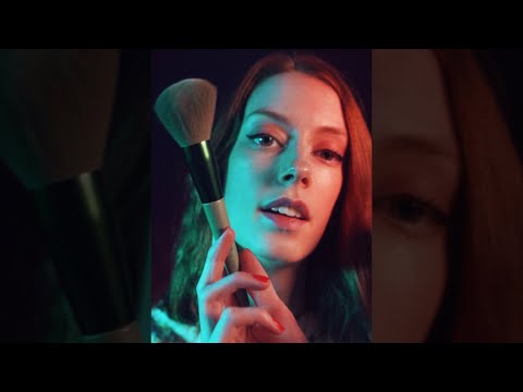 Brushing Your Face AGAIN 💛  Personal Attention #asmr #shorts #shortvideo