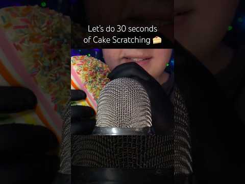 Let’s do 30 Seconds Cake Scratching! 🩷 #asmr
