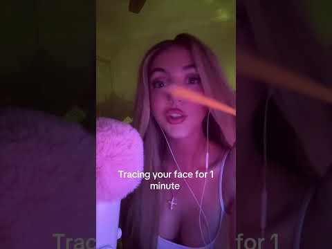 You have the perfect face for tracing! #asmrsounds #asmr