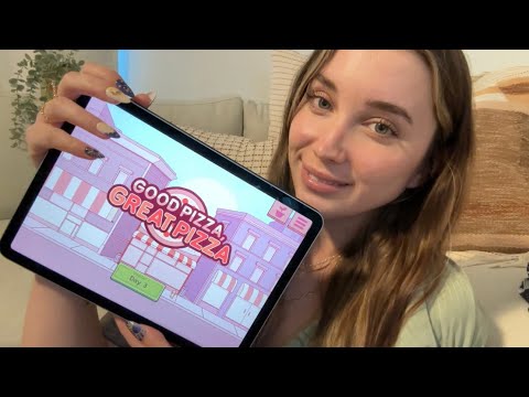 ASMR Cozy Gaming on My iPad 🍕 (let’s play Good Pizza, Great Pizza)