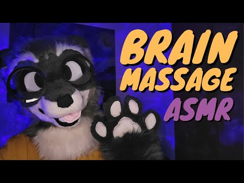 [Furry ASMR] Brain Massage with Light Show and Paw Movements (Tingles, Brushing, Tapping...)