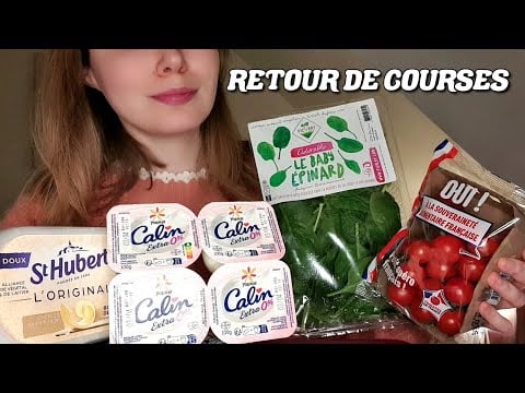 ASMR 🛒 RETOUR DE COURSES