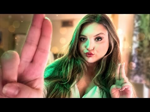 Positive Affirmations for Manifestation & Reiki Hand Movements ASMR 🤍(word rep, mouth sounds) HEAL 🤍