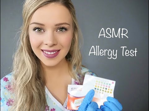 ASMR Allergy Skin Testing (Nurse Examination)