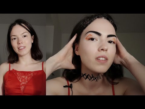 EN ASMR doing my make-up