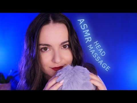 ASMR Fluffy Mic Scratching with Positive Affirmations 💝 soothing head, scalp massage