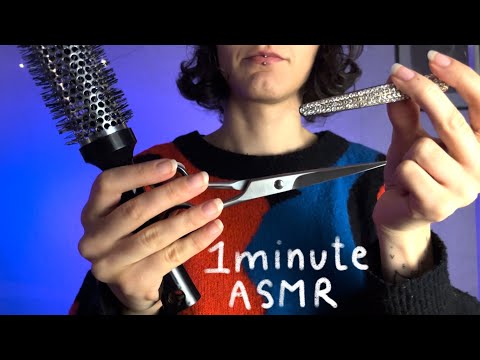 1 minute haircut asmr (no talking)