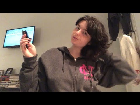 ASMR ~ brushing both our hair