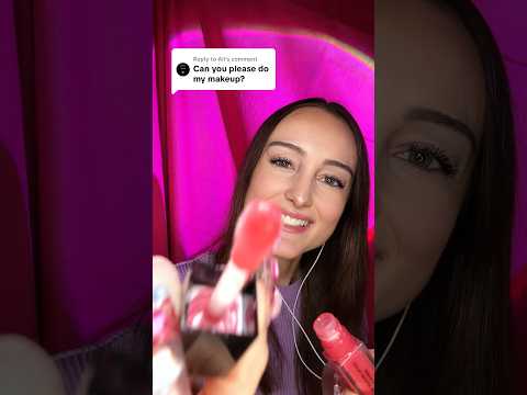doing your makeup asmr #asmr #asmrmakeup #makeupasmr