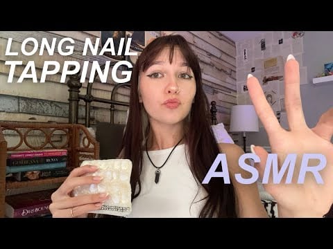ASMR Fast and Aggressive LONG Nail Tapping and Scratching