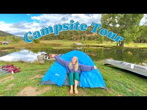 ASMR: A Tour of My Campsite in Zion ⛺️🫶