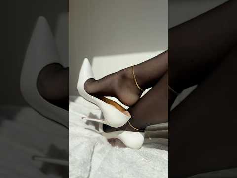 Rare Bianco Christian Louboutin So Kate’s 120 🤍 #nylon #louboutin #asmr #heels