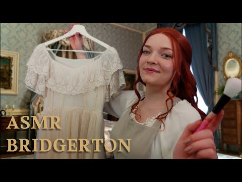 ASMR Bridgerton 💙 Getting you (Penelope) ready for your Wedding! 👰💍