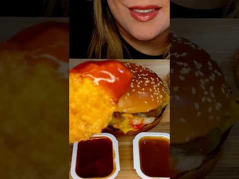 MCDONALDS CRISPY CHICKEN NUGGETS #asmr #mcdonalds #chicken #food #eating