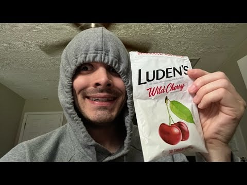 ASMR Hard Candy Rambles and Hand Sounds for Extremely Sore Throated People
