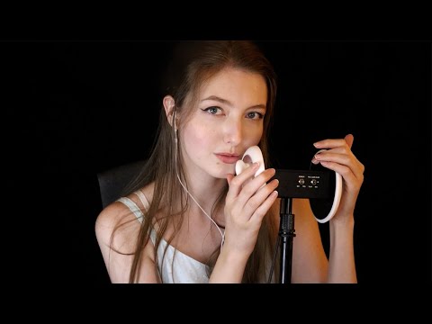 ASMR Ear Massage & Breathing Sounds - Reverb