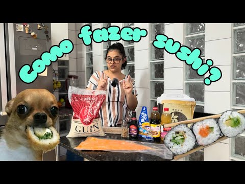 🍙🍣 Vlog da noite do sushi, dicas de como fazer e preparo 🍤🍥
