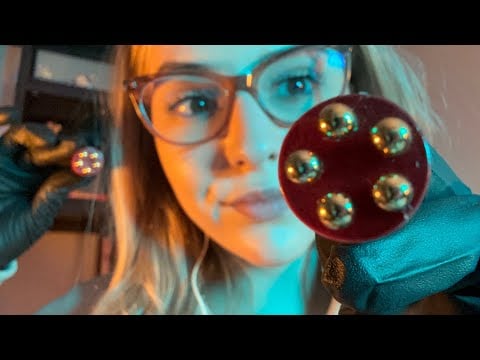 Test Subject Series ASMR | Eye & Ear Exam 🔬 (Binaural mic) 