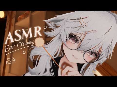 Can I... Clean Your Ears? | Catgirls Ear Cleaning, Layered Audio 【Visual ASMR Vrchat】