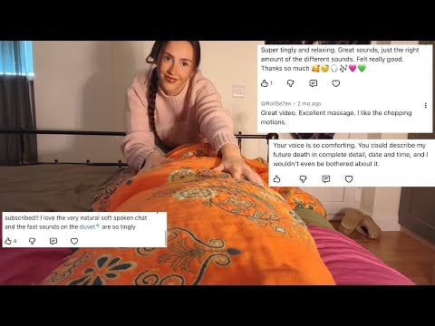 ASMR- POV body massage for relaxation, tingles and sleep🌚