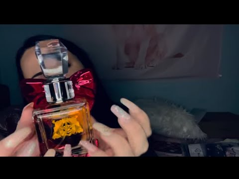 ASMR tapping haul w/ boring whispered rambles