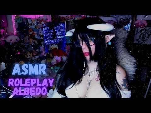 ASMR Roleplay- tu novia Albedo te mima y te ayuda a relajarte❤️