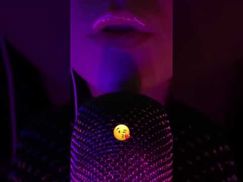 ASMR - Tingly Mouth Sounds & Kisses😘 #asmr #kisses #mouthsounds #shortsasmr #shorts