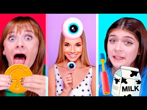 ASMR Purple, Pink VS Rainbow Food Party | Best Compilation