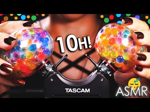 [10 Hours ASMR] Orbeez TASCAM Water - Liquid Trigger 😴 Deep Sleep & Relaxation (No Talking)