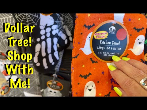 ASMR Dollar Tree Shop With Me~halloween! (No talking Version) Plastic crinkles! Public ASMR