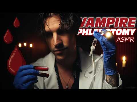 ASMR Vampire Phlebotomy 🩺 (Realistic Medical Exam Roleplay)