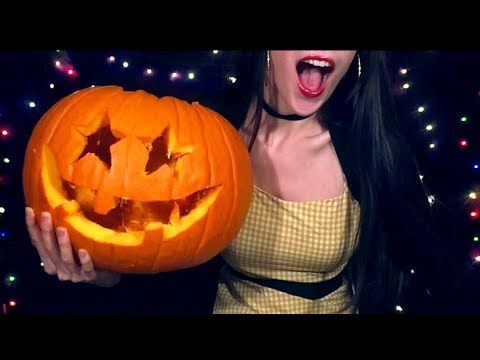 40 min ASMR Pumpkin Carving 🎃