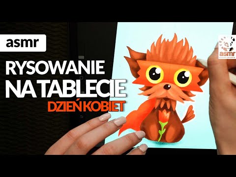 ASMR RYSOWANIE NA TABLECIE ASMR po polsku!