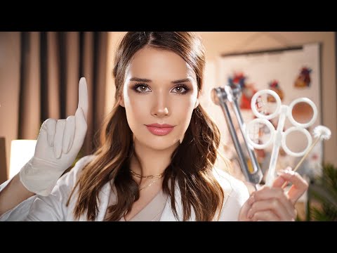 ASMR ✨ Gentle Medical Exams  -  Eye, Ear, Cranial Nerve Exam - Doctor Roleplay