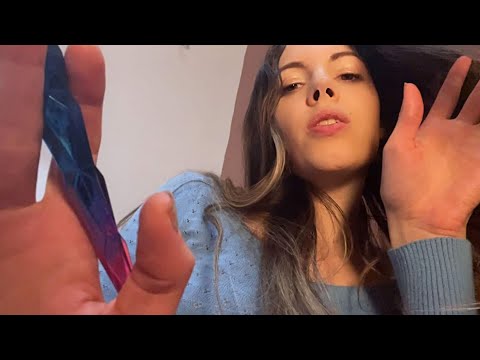 ASMR - You're On My Lap - Helping You Sleep (Scalp Massage, Face Brushing, Tracing, Cutting, ...)