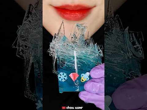 ❄️satisfying ice eating sound ASMR ❄️