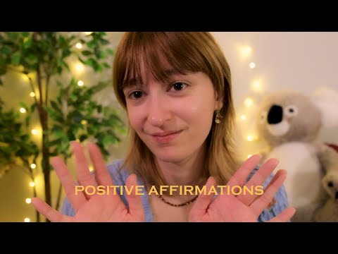 ASMR | Positive affirmations ♥︎ (with lots of hands sounds and mouth sounds)