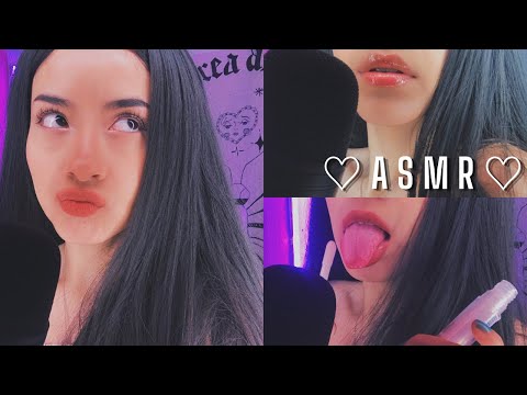 Muchas capitas de gloss 💗 | M0UTH Sounds | Andrea ASMR 🦋