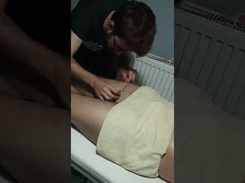 TURKISH MASSAGE THERAPY THAT RELIEVES PAIN IN THE FRONT LEGS #satisfying #relaxing #asmr #shorts