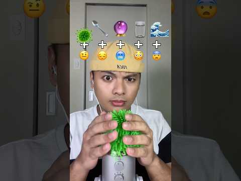 emoji challenge with facial expressions 🎭 #asmr #markasmroffcial #asmrvideo
