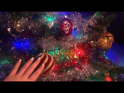 ASMR| christmas tree tour (show&tell)