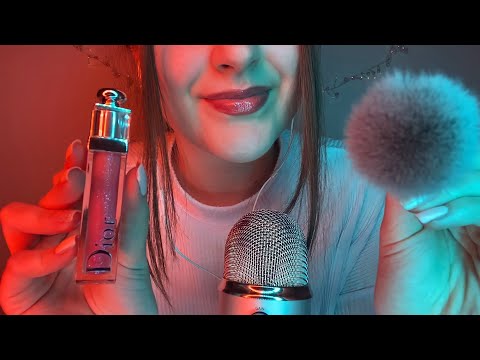 ASMR deutsch SOFT FACE BRUSHING + MOUTHSOUNDS + COMPLIMENTING YOU 💕 (Personal Attention)