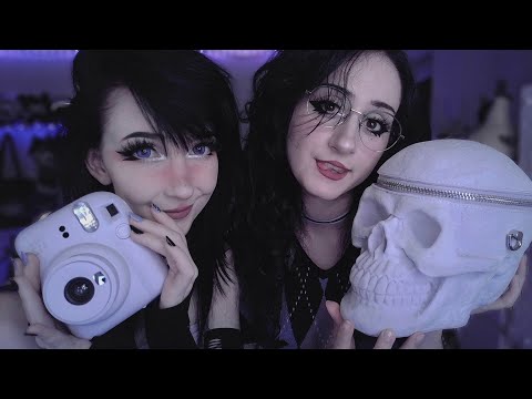 asmr ☾ double asmrtists, double triggers… double tingles? 👀 twin asmr w/ ​⁠@myrteya 💜